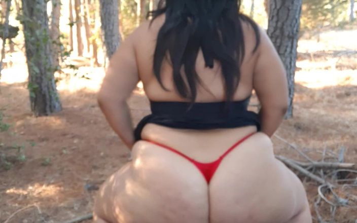 Mommy's fantasies: Stepmom riding outdoor