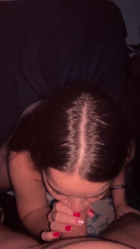 Lunah Blanc, Ragnar Blanc'ın Büyük Horozunu Kırmızı Külotlu ve Ters Sürüşlü POV'da Yutuyor