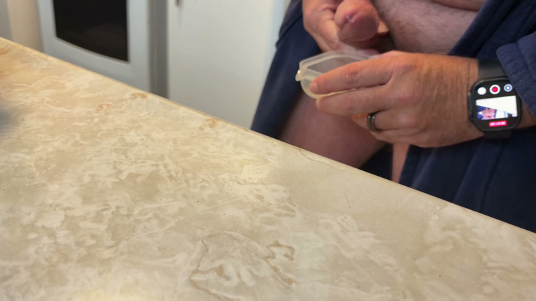 Truridge: Bare Cock Jerk and Cum Collecting
