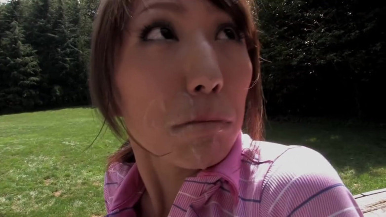 Asian Mature Climax: Golf course oral satisfaction