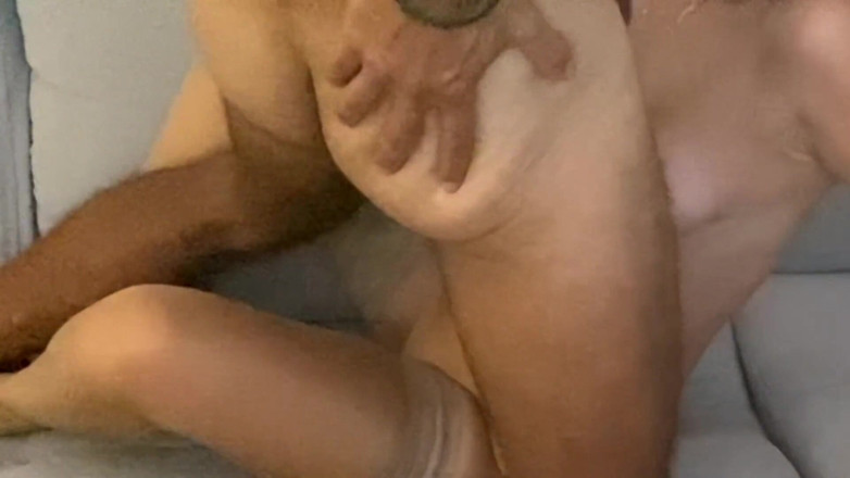 Wildfuntime: Young mistress with blue lingerie and heels gets proper fuck