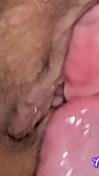 Áspero orgasmo con corrida y lengua en el coño