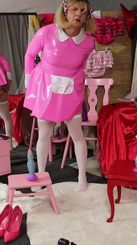 Sissy Dee Loves to Try on Different Panties Before Playing with Herself