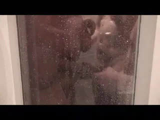 Anna Devot: Shower Sex in Their Holiday Home
