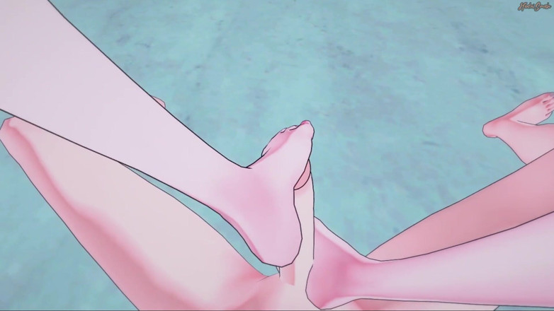 Hentai Smash: Nami büyük göğüslerine boşalana kadar sana bakış açısıyla ayakla muamele çekiyor -...