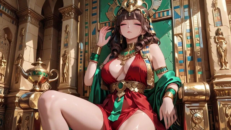 Tay Swift X: Lazy on the Golden Throne in Red &amp; Gold, a Private...