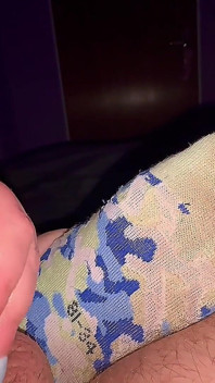Gros Plan, Branlette Dans Les Chaussettes Sales, Beaux Orteils Jolis
