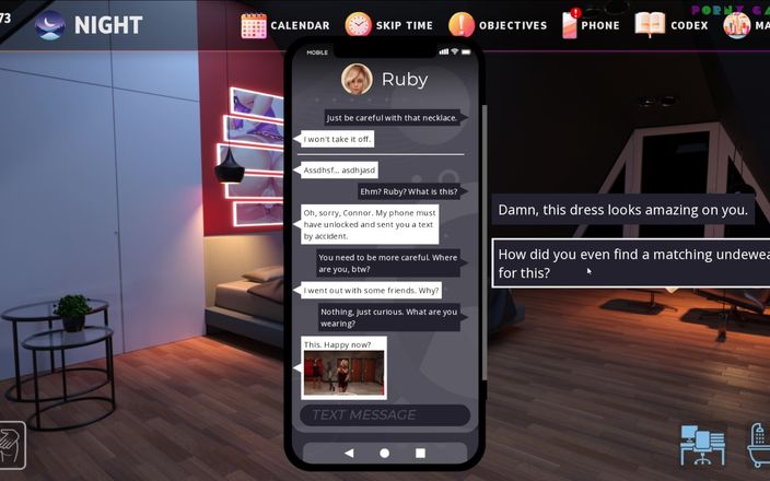 Porny Games: Midnight paradise oleh lewdlab - malam hardcore dengan saudara tiri 42