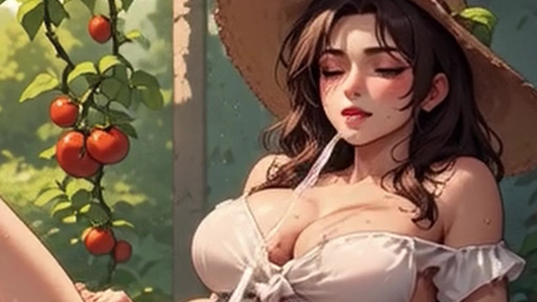 Aiwaifuloops: Waifu Garden Lady POV - calcinha ao lado da penetração e...