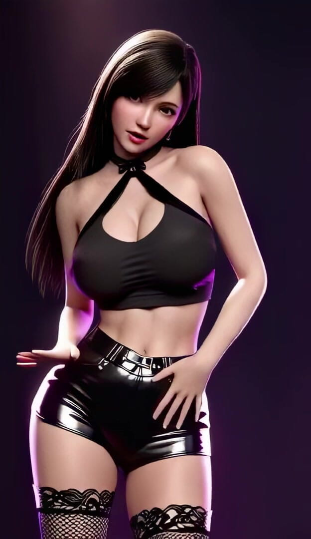 3D-Hentai Games: Tifa的激烈舞蹈（hellovenus - 我生病了）