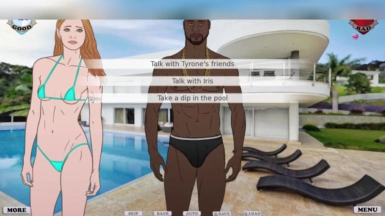 3DXXXTEEN2 Cartoon: La grosse bite noire de Tyrone au bord de la...