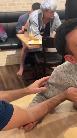 Group Sex in the Cafe
