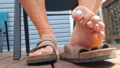 Midsouth Foot Fetish: J’exhibe Mes Birkenstocks Et Mes Ails Peints