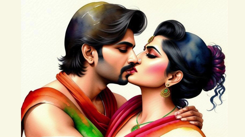 AI Story: Desi sesso con Bhabhi e la sua sorellastra maggiore sesso