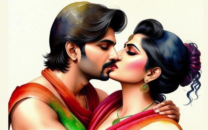 AI Story: Desi sesso con Bhabhi e la sua sorellastra maggiore sesso