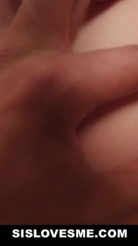 Hot blonde teen Bailey Brooke gives stepbro a blowjob to remember