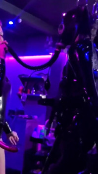 Fucking the suspended slave