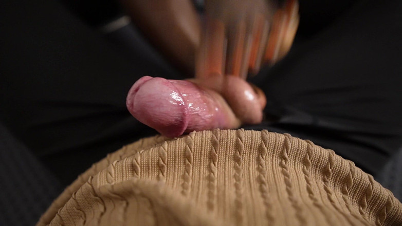 Contrast cravings: Ebony Footjob &amp; Handjob Ballbusting No Cumshot