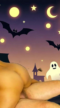 Ricordi di halloween caldi con garabas e olga
