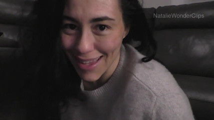Natalie Wonder: Under the cashmere blanket - stepdaddy snores while you put a...