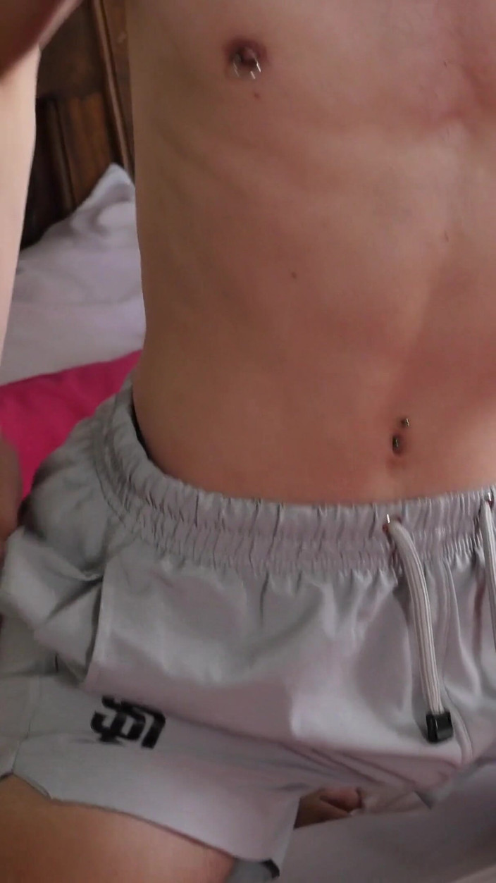 BoyFun Solo: Latino Twink Shows off His Braces, Tight Ass &amp; Big Dick...