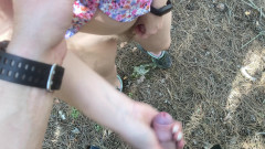Hairy couple: Stranger Found Pretty Girl on the Bicycle in the Forest...