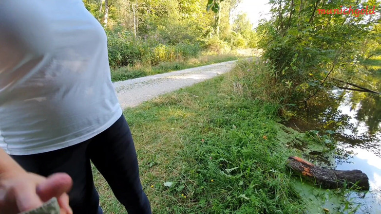 Munichgold: Munichgold's Outdoor Habdjob, Blowjob in the Forest... Have Fun