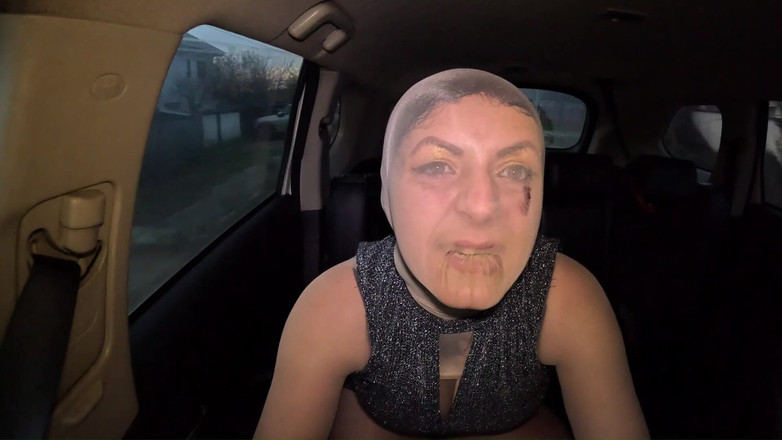 MilfyCalla: Riskantní Veřejný Výlet V Plných Punčochách Encasement Nylon Panenka V...