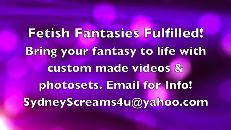 Sydney screams fetish: Belon tunggal melancap ke Pop - HD Wmv