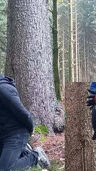 În pădure ratatul primește pula