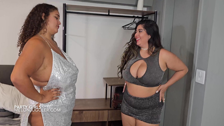 Busty BBW Latinas: เลสเบี้ยน BBW หลังปาร์ตี้ เย็ดกันแบบโหดๆ