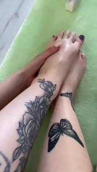 Footfetish with Oil