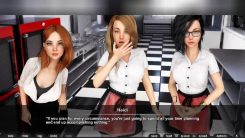 3DXXXTEEN2 Cartoon: Zu viel T &amp; A für ein man. 3D porno - Cartoon-sex