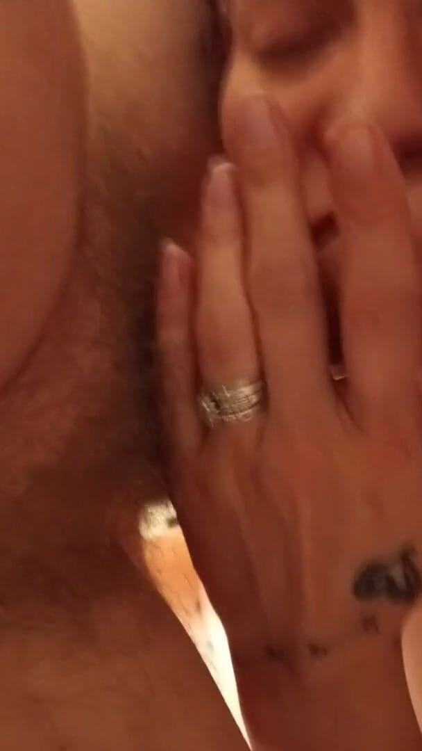 Satin Lady: Face fuck with ass play