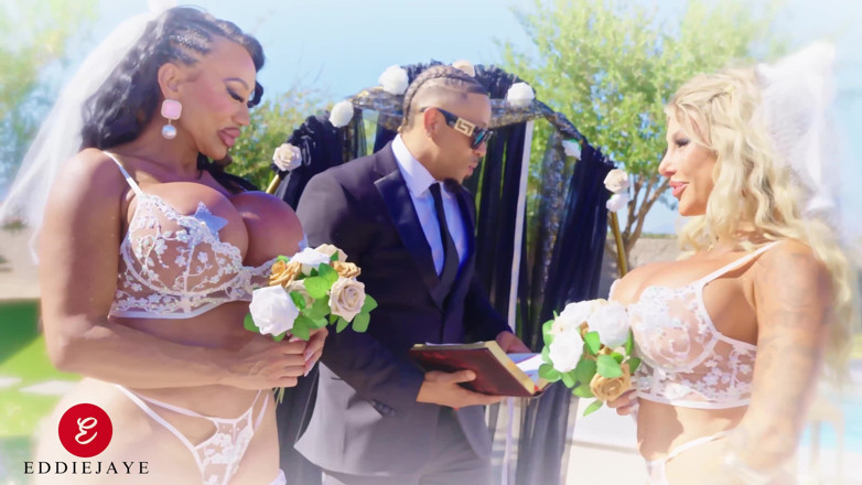 Eddie Jaye: Ava and Kitana's Wedding Threesome