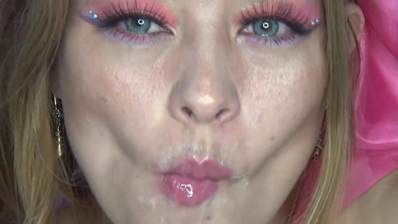 Angel eyes studio: Super Crazy!! I Deepthroated Three Filled Condoms Together at Same...