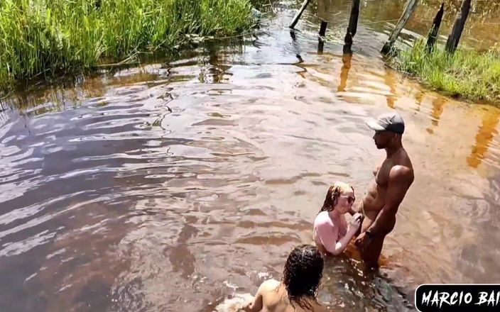 Marcio baiano: Cooling Off And Fucking With Hot Girls In The Creek