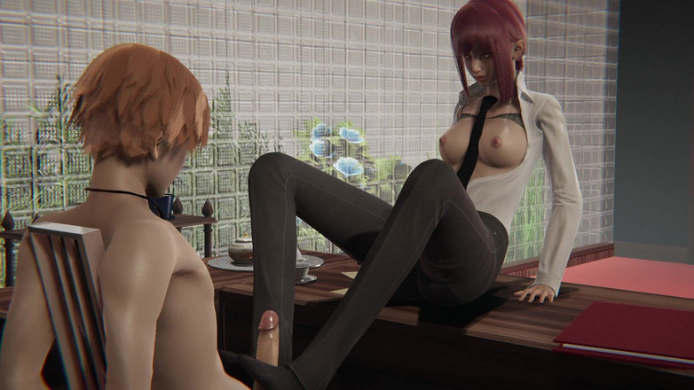 Erza6662: Makima 乱搞 denji l Hentai 无码 3D sfm 游戏