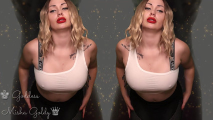 Goddess Misha Goldy: Daha aşağılayıcı şeyler deneyerek aşağılayıp aşağılıyor! Ve şimdi benim için gerçek bir...