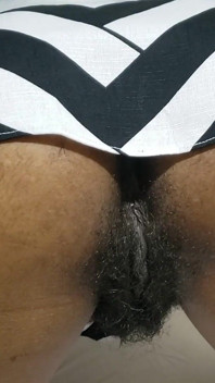 Anale kronieken van harig poesje, deel van poesjes close-up