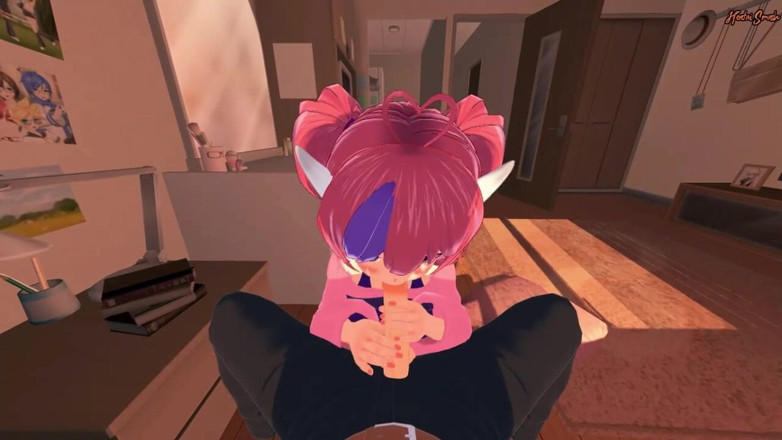 Hentai Smash: Ironmouse gets a missionary creampie from your POV - Vtuber Hentai.