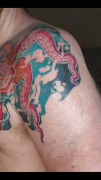 My Octopus Tattoo Is Finished! I Love It!