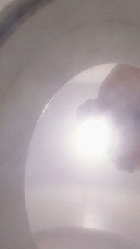 Bathroom-slave Voyeur Peeping on Bellealiz Peeing and Farting.