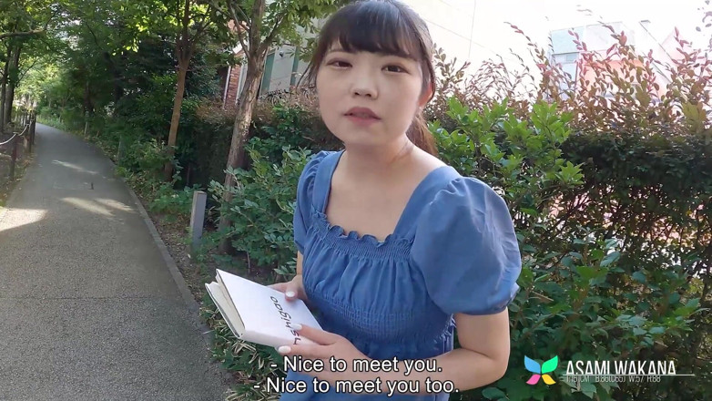 Tenshigao: Japanese Housewife Asami Wakana Comes to Us to Get Naked...