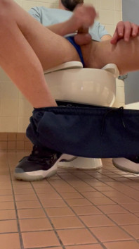 Mall Restroom Tenga Egg Jerk N’ Cum