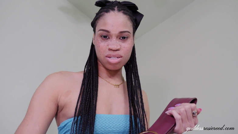 Rosie Reed: Tamparan uang piggy- si cewek domisme kulit hitam rosie lagi...