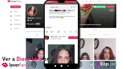 FAKings: DiosaLola: uma deusa espanhola que quer nos mostrar seus peitos...