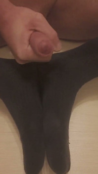 Cum on My Black Socks