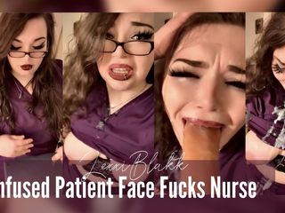 Lexxi Blakk: Förvirrad patient ansikte knullar sjuksköterska