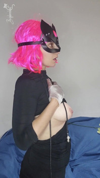 Discover My Pleasure with My Kitty Mask and Big Tits